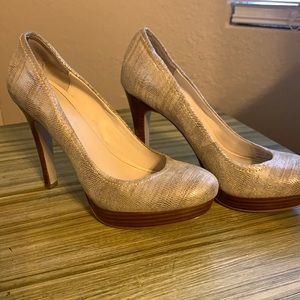 Calvin Klein size 6 platform heels, slightly used